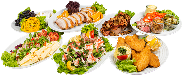 Frokost anretning platte