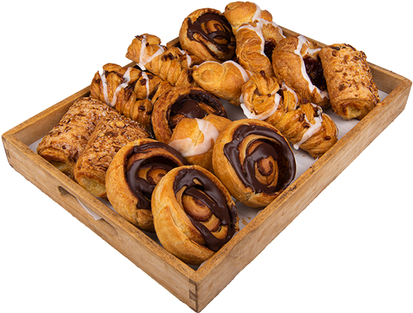 30 blandede morgenkager